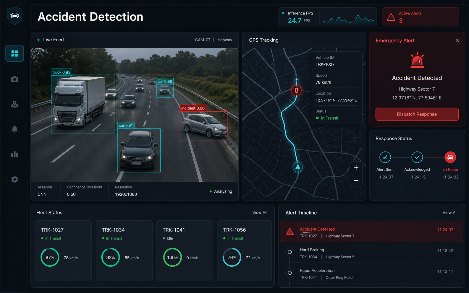 Accident Identification and Alert System product preview