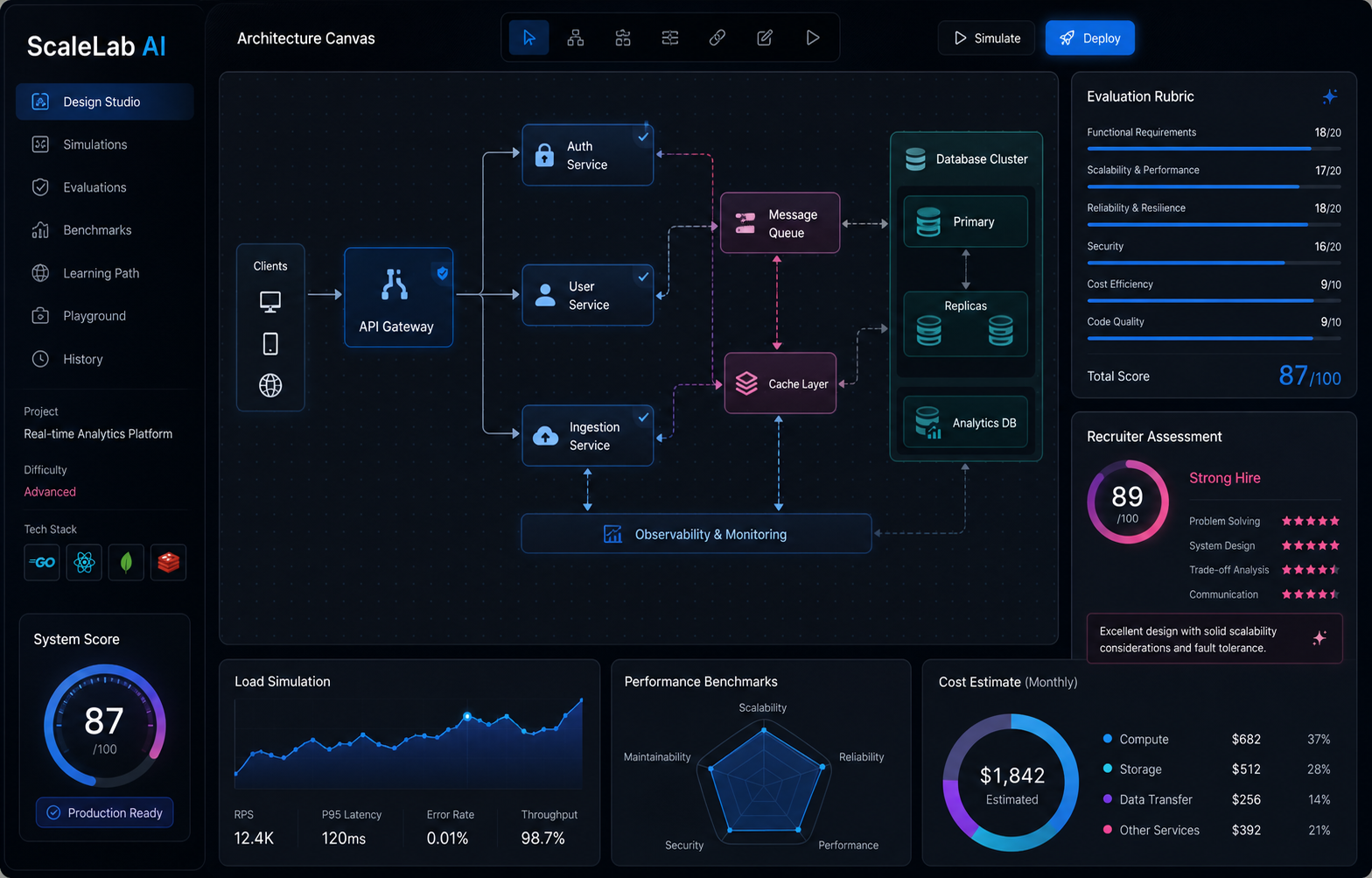 ScaleLab AI product preview